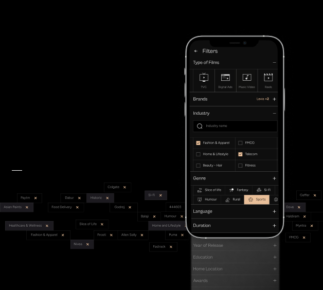 3 Screenshot of a talent profile within the platform