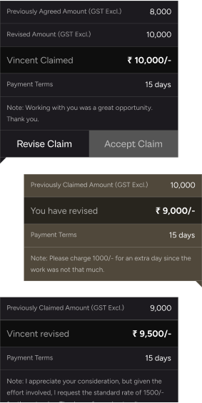 8 Screenshot of a talent profile within the platform