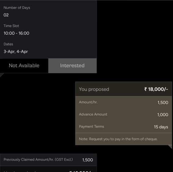 Screenshot of location management platform, slide 4