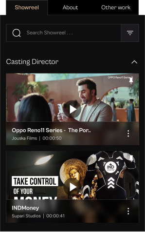 7 Screenshot of a talent profile within the platform